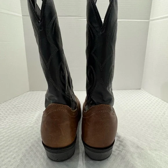 Ariat Legend 18025 Brown Tan Leather Western Cowboy Boots size 9 5065 Bullhide - Picture 4 of 5